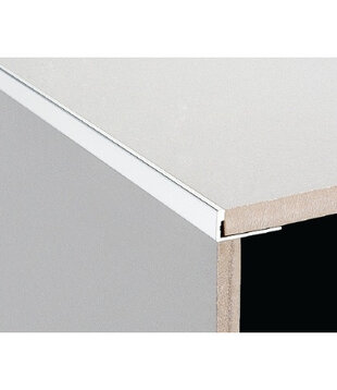 3 METRE ALUMINIUM ANGLE 8MM BRIGHT SILVER