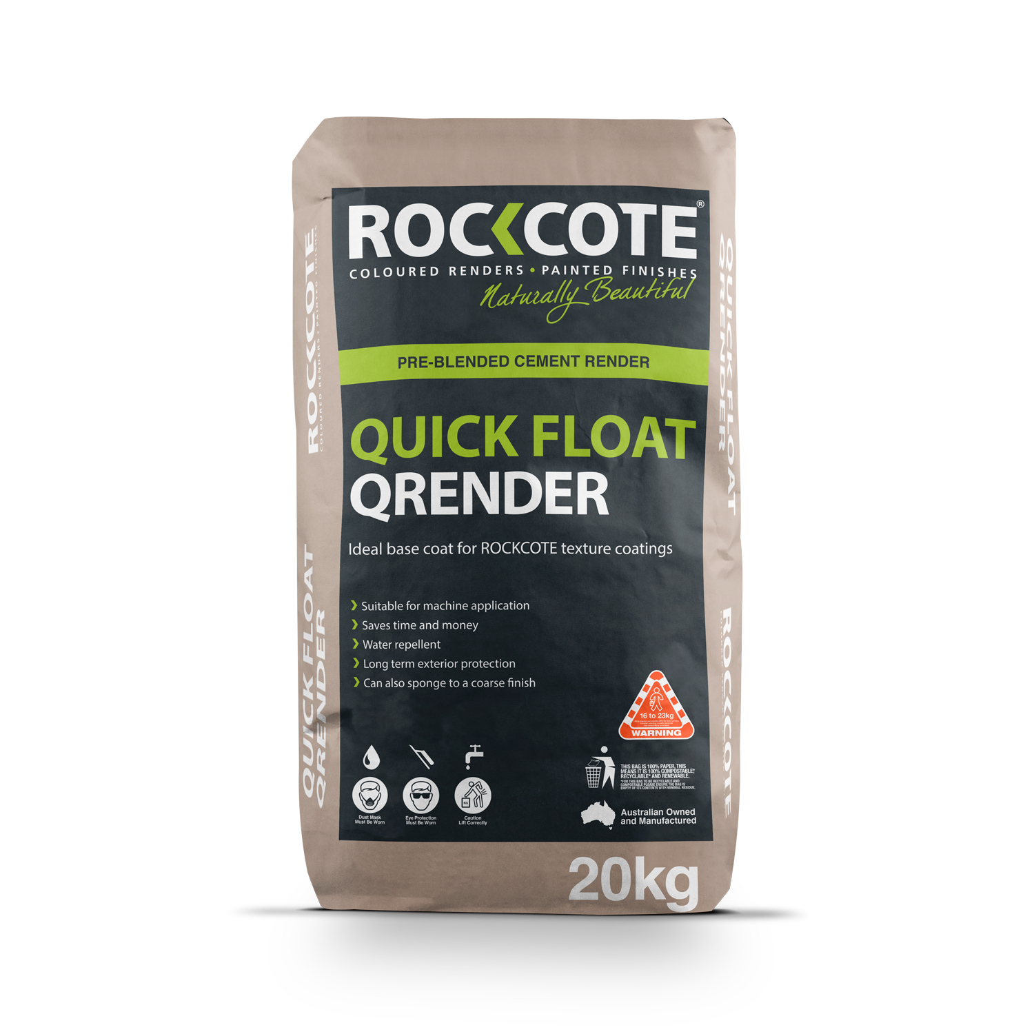 Quick Render Quick Render Quick Float 20kg - Applied Building Products Australia