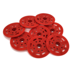 BuildSmart Red Nylon Washer; 48mm (500 pcs)