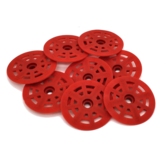 Red Nylon Washer; 48mm (500 pcs)