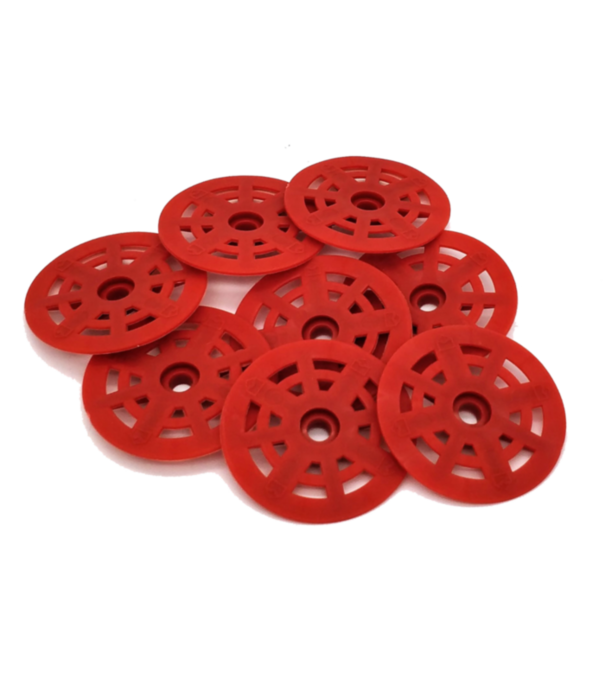 BuildSmart Red Nylon Washer; 48mm (500 pcs)