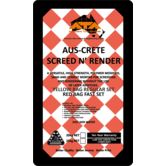 Aus crete Screed Render (fast set) bag red -20KG + (25kg)