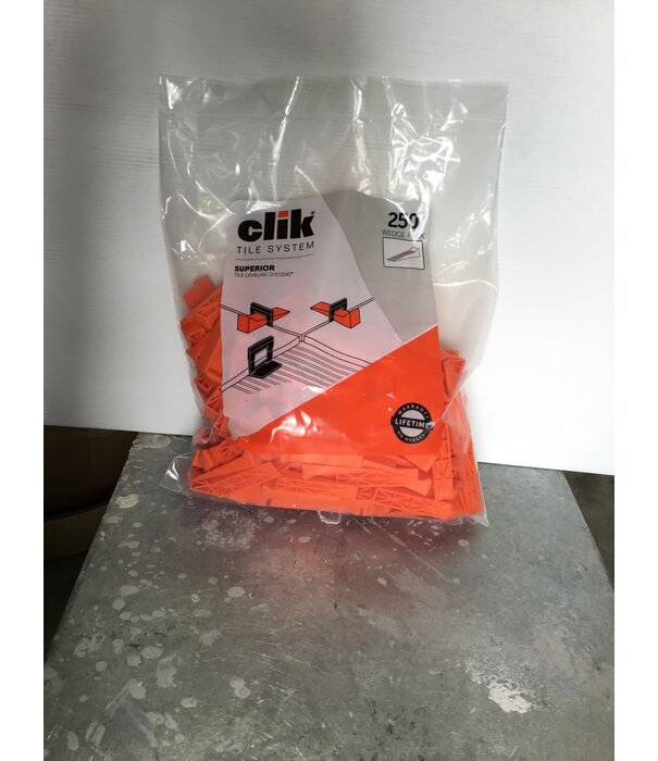 Clik Wedges Orange   (4x 250) Whole Carton