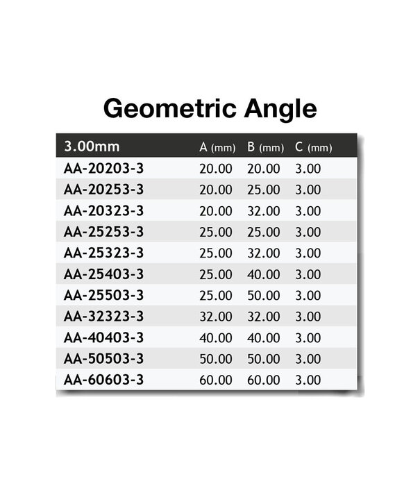 B.A.T Trims Pty Ltd Geometric  Trim Aluminium