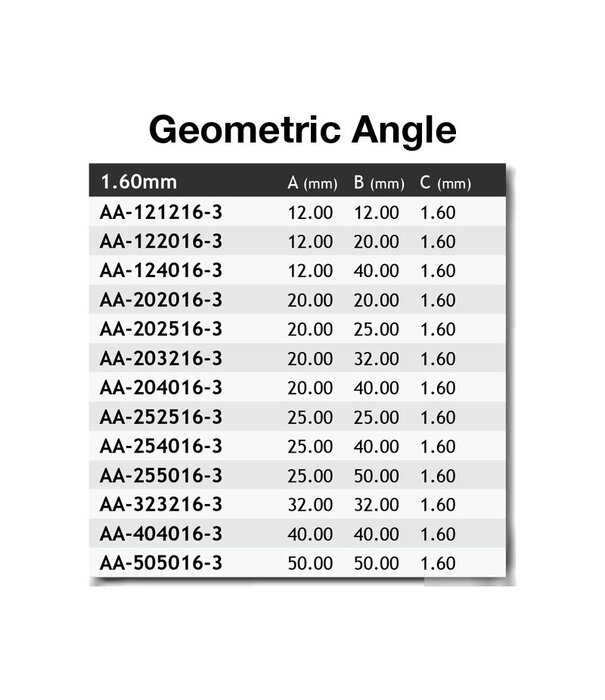 B.A.T Trims Pty Ltd Geometric  Trim Aluminium