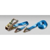 Strap 1000kg Blue 5m x 25mm,2 Piece, Hook & Keeper