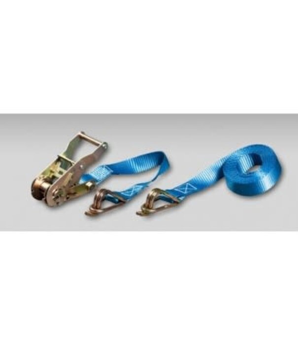 Fasty Strap 1000kg Blue 5m x 25mm,2 Piece, Hook & Keeper