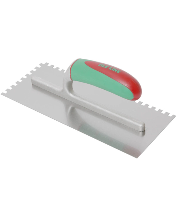 AMARK TileLine Tools Notched Trowels - Carbon Steel Soft Grip