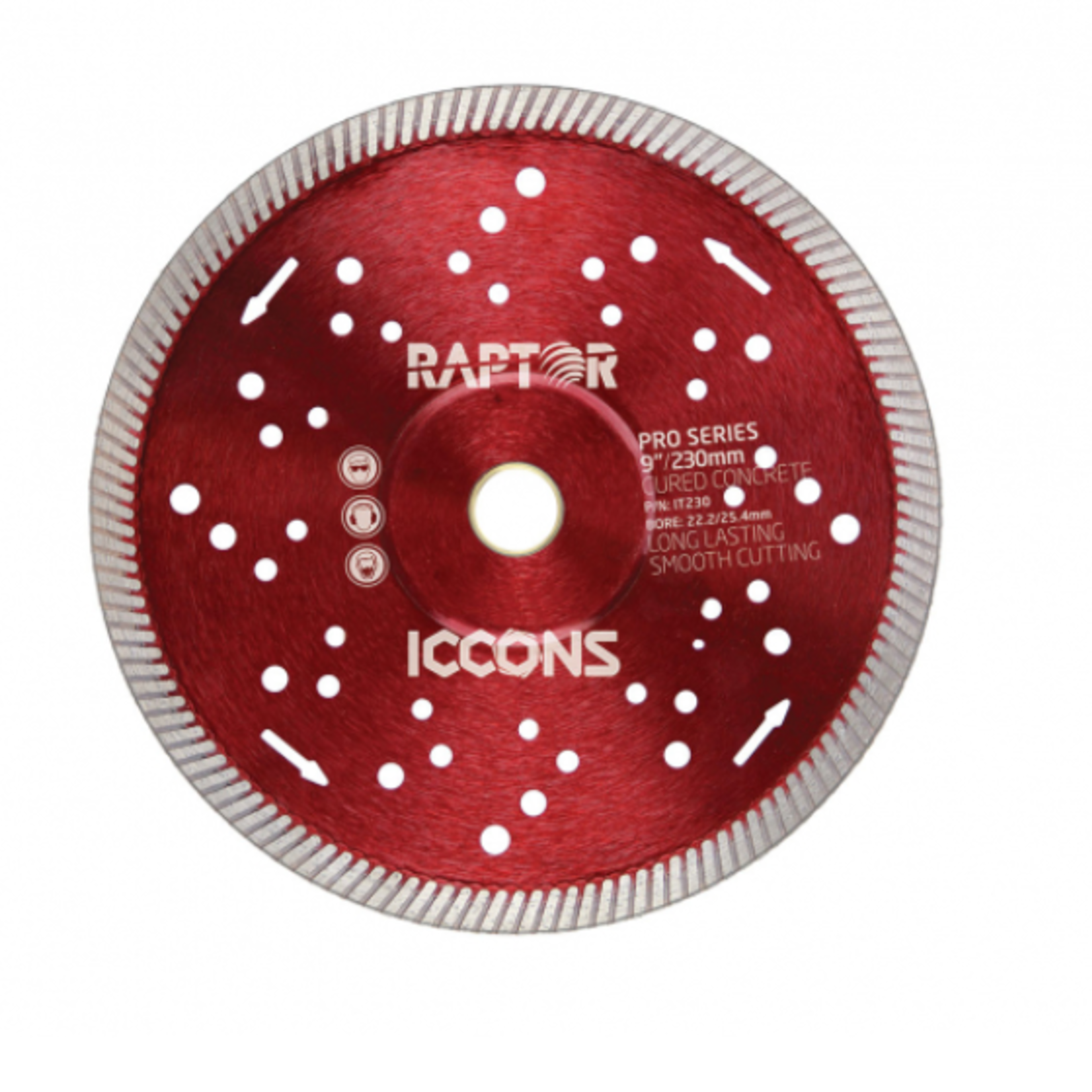 Iccons Turbo Rim 178mm Blade Red