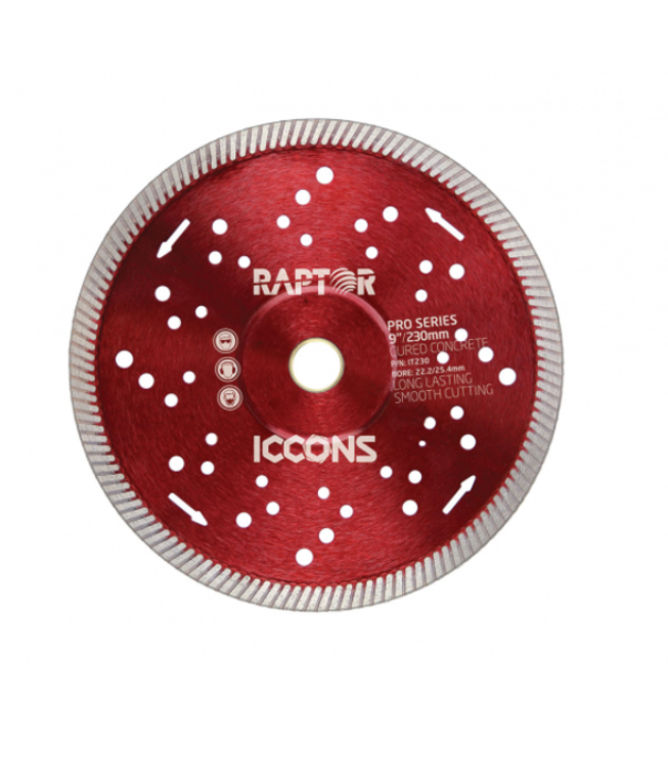 Iccons Turbo Rim 178mm Blade Red