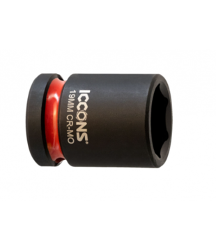 BI-804 - STANDARD IMPACT SOCKET 1/2" DRIVE 10MM X 38MM