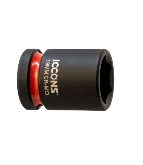 BI-804 - STANDARD IMPACT SOCKET 1/2" DRIVE 10MM X 38MM