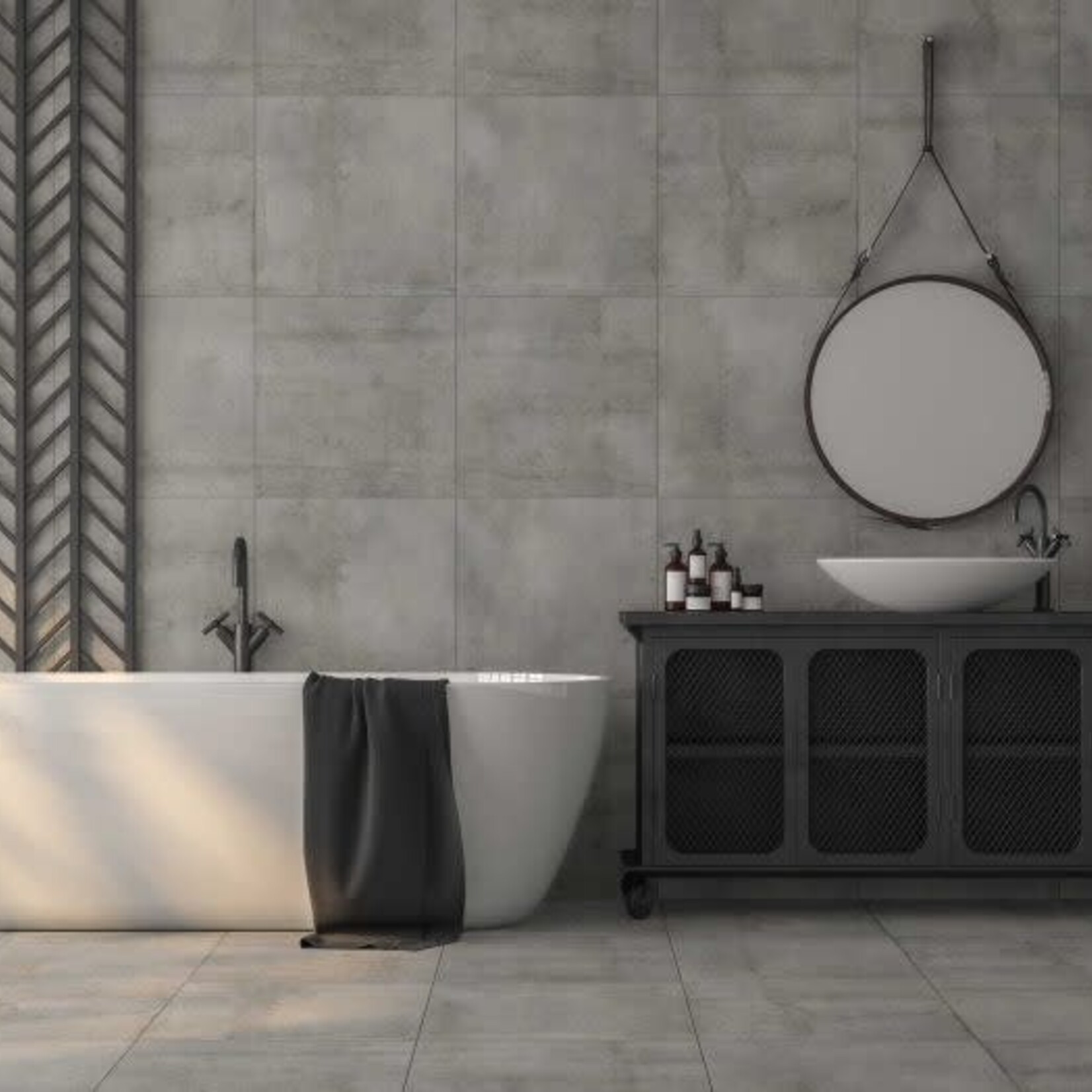 Johnson Tiles Cementum Grey 300x600 Matt