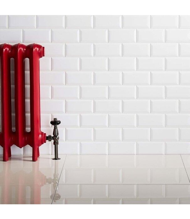 Johnson Tiles Basics Ultra White 300x600 Gloss Rectified Edge