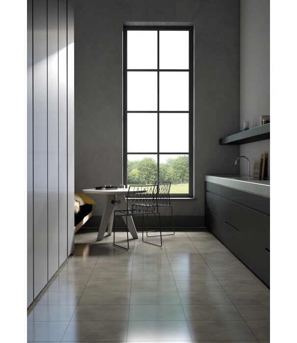 Johnson Tiles Sorrento Charcoal 400x400 Matt