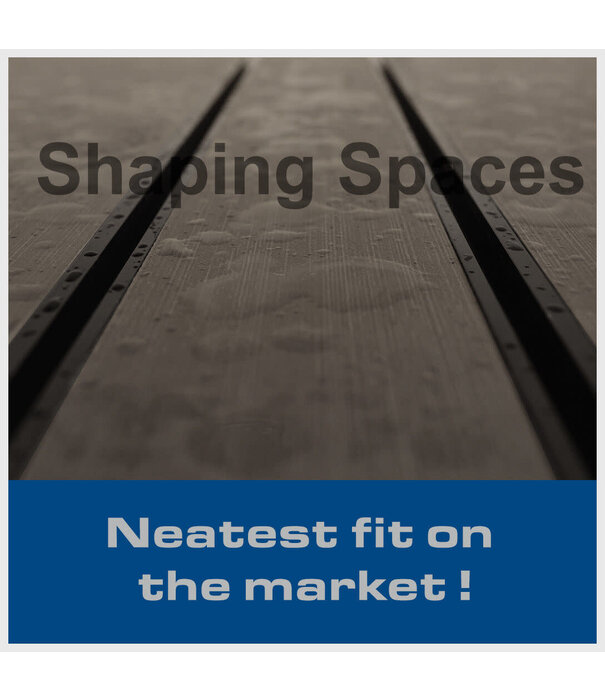 Lauxes Grates [ PO ] Lauxes Aluminium Midnight Wide Floor Grate 100mm  Black 5600 x 100 x 26mm       Black