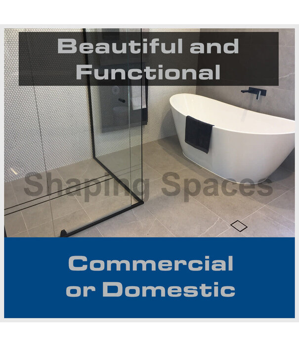 Lauxes Grates [ PO ] Lauxes Aluminium Midnight Wide Floor Grate 100mm  Black 5600 x 100 x 26mm       Black