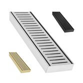 [ PO ]Lauxes Aluminium Midnight Next Generation 26 Floor Grate (MNXT26) 5600 x 100 x 26mm [Top and Bottom] (Black)