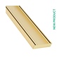 [ PO ] Lauxes Aluminium Matte Yellow Gold Slimline Tile Insert Grate (MYG STI) 5600 x 100 x 26mm