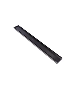 [ PO ] Lauxes Aluminium Midnight Slimline Tile Insert Grate 21 (MSTI21) 3000 x 100 x 21mm -  Black