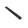 [ PO ] Lauxes Aluminium Midnight Slimline Tile Insert Grate 21 (MSTI21) 3000 x 100 x 21mm -  Black