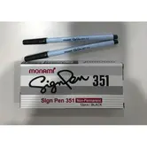 Monami- Sign Pen 351 Blue ( pack of 12)