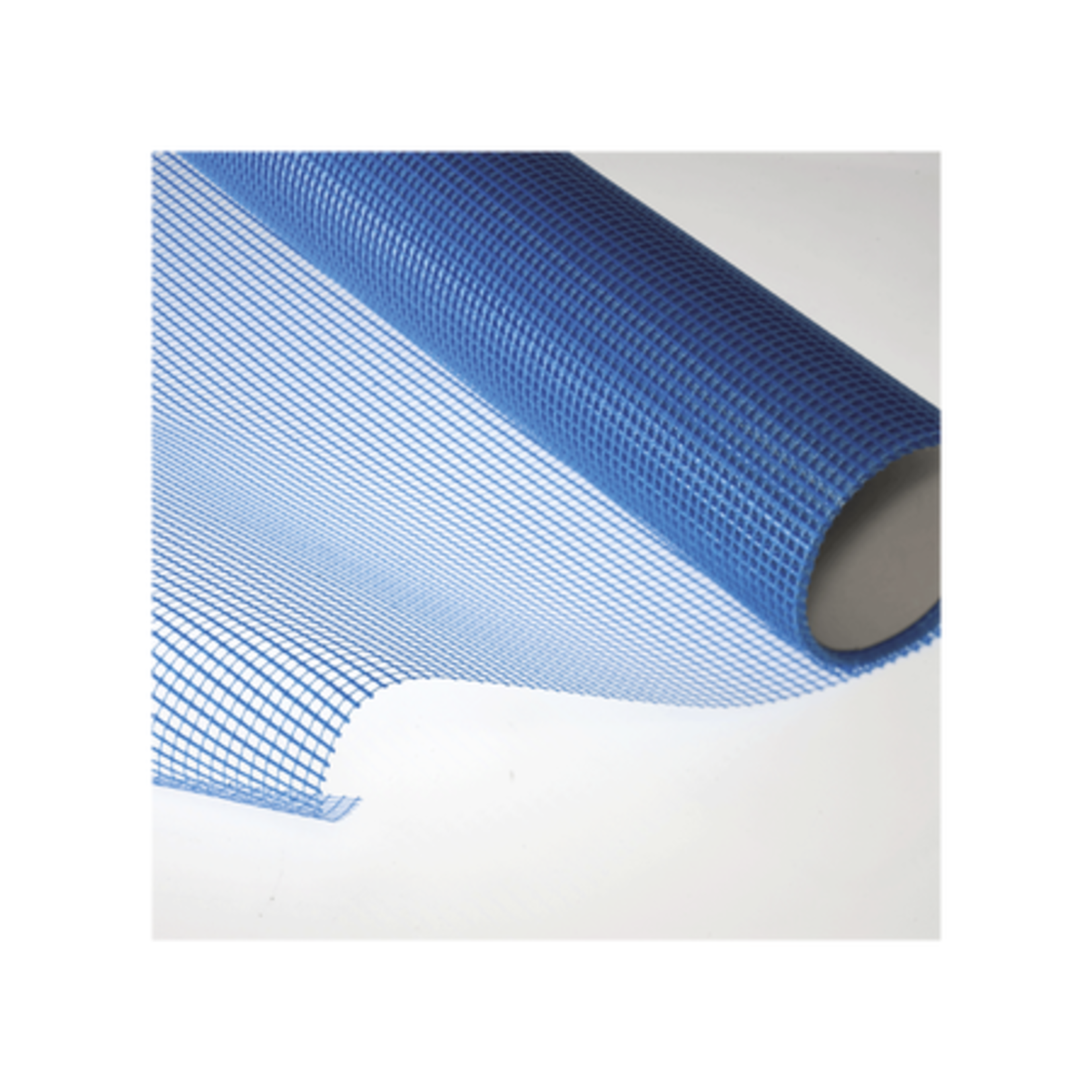 BuildSmart Alkaline Resistant Fiberglass Wall Mesh 165 G/m²(±5G) 5mmx5mm 1.0m x 50m Blue