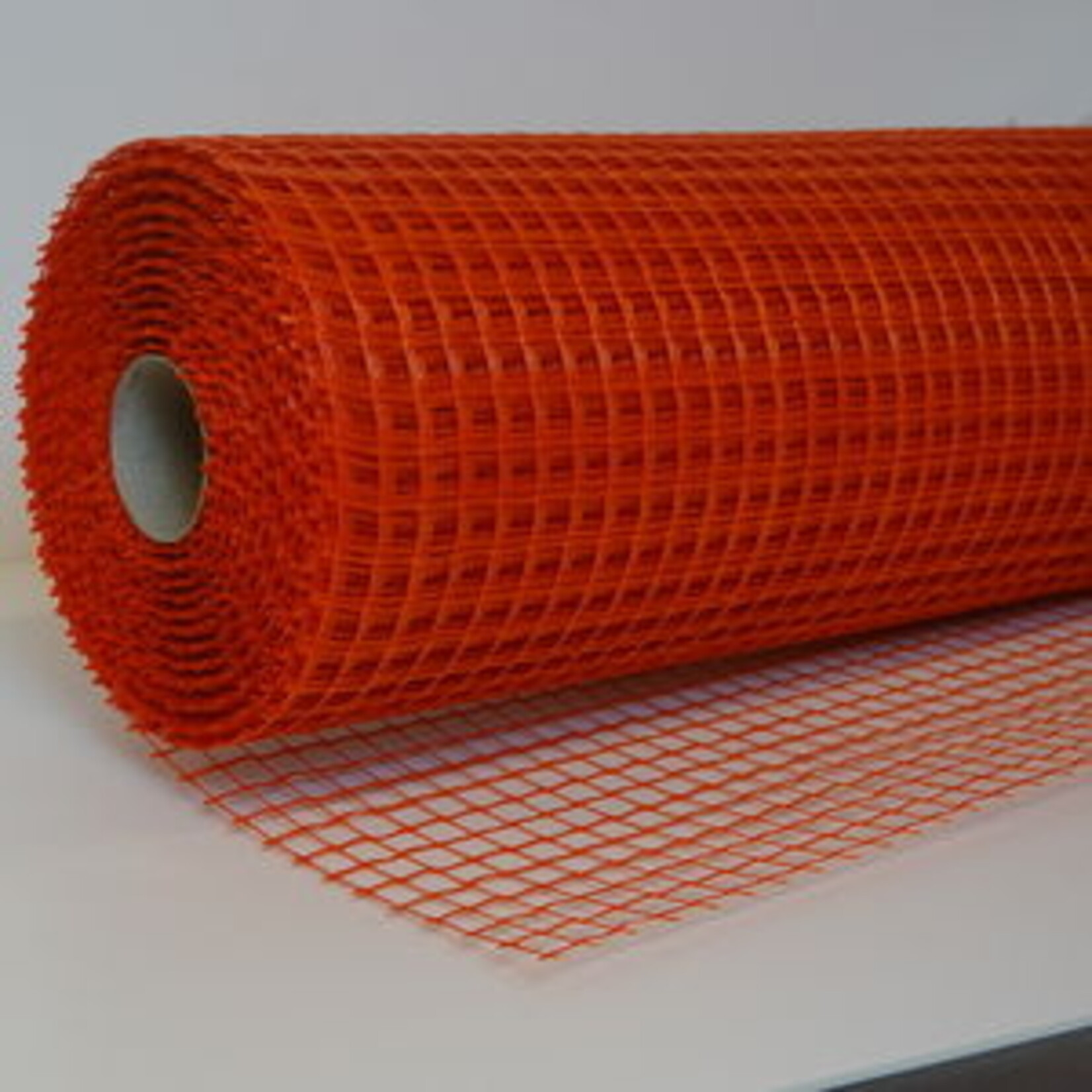 BuildSmart Self Adhesive Alkaline Resistant Fiberglass Wall Mesh 165 G/mÂ²(Â±5G) 5mmx5mm 1.195x50m Red