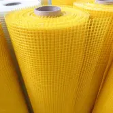 Alkaline Resistant Fiberglass Wall Mesh 165 G/mÂ²(Â±5G) 5mmx5mm 1.185x50m yellow