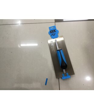 OX Pro Golden Steel Finishing Trowel - 114mm x 280mm