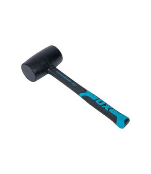 OX Trade Black Rubber Mallet - 24oz / 680g