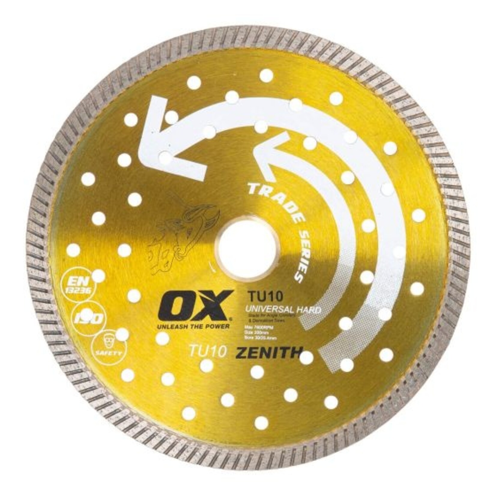 Ox Tools OX Premium Turbo Segmented Blade  - Universal/Hard