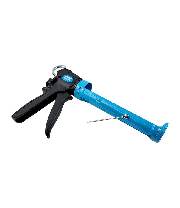 Ox Tools OX Pro 10-Ounce / 310ml Dual Thrust Caulk Gun | 12:1 & 24:1 Thrust Ratio