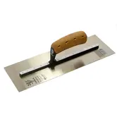 Premium Stainless Chrome Steel Finishing Trowel with BiKoHandle® 610x120mm