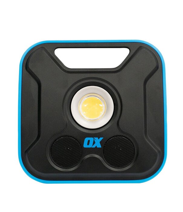 Ox Tools OX Pro 2300 Lumen LED Work Light with inbuilt wireless Speakers – Rechargeable