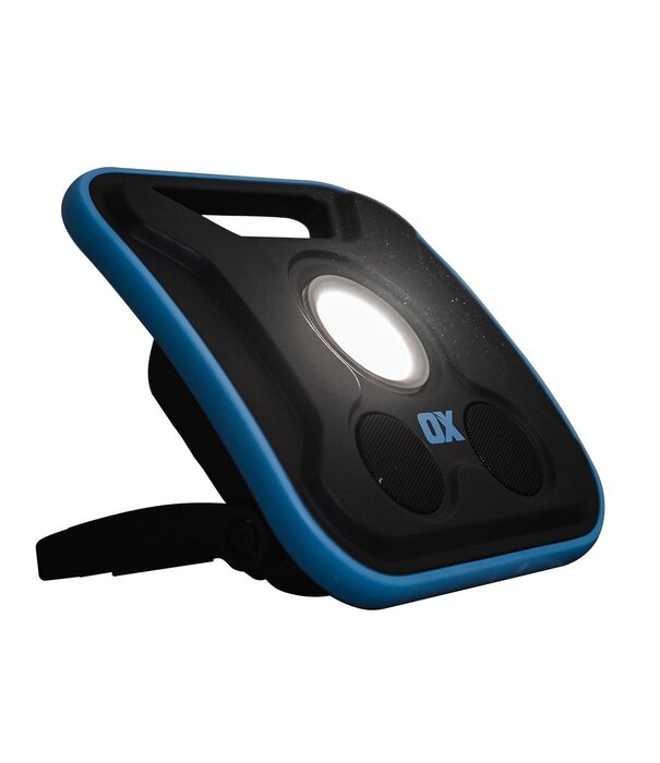 Ox Tools OX Pro 2300 Lumen LED Work Light with inbuilt wireless Speakers – Rechargeable