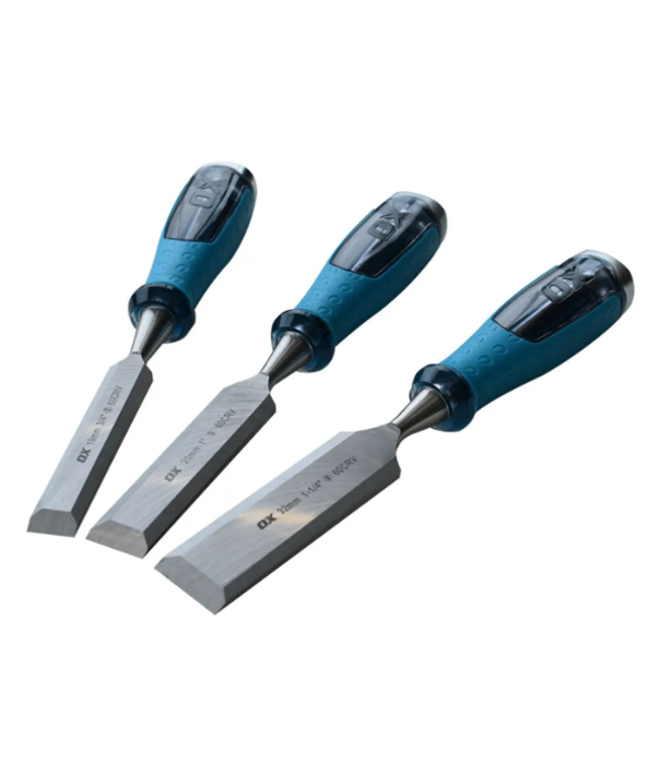 Ox Tools OX-Pro 3 piece chisel set 19mm-32mm