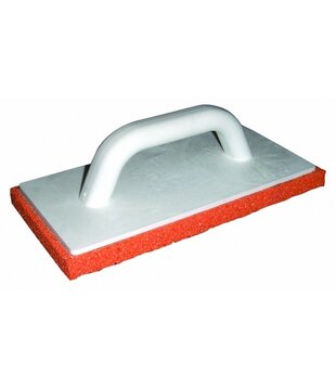 ORANGE RUBBER SPONGE FLOAT - 280 X 140 X 20MM THICK