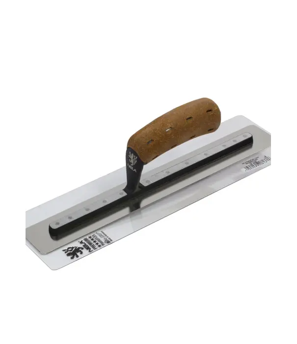 BuildSmart NELA PlasticFLEX Trowel 280x125mm - Transparent Blade Cork Handle