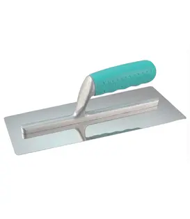 NELA Premium Stainless Chrome Steel Finishing Trowel 455x120mm