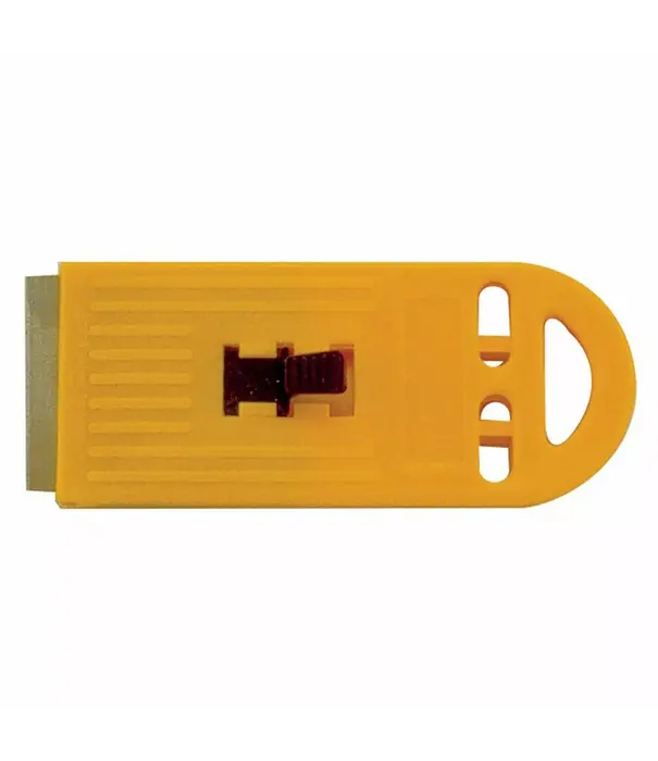 BuildSmart Yellow Plastic Scraper