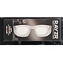 Rayzr Safety Glasses - Clear Frame - Clear Lens