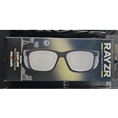 Rayzr Safety Glasses - Matte Black Frame - Clear Lens