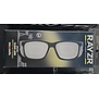 Rayzr Safety Glasses - Matte Black Frame - Clear Lens