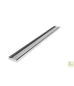 [ FS ] Lauxes Aluminium Slimline Tile Insert Grate 21 (STI21) 100 x 100 x 21mm  -   Silver