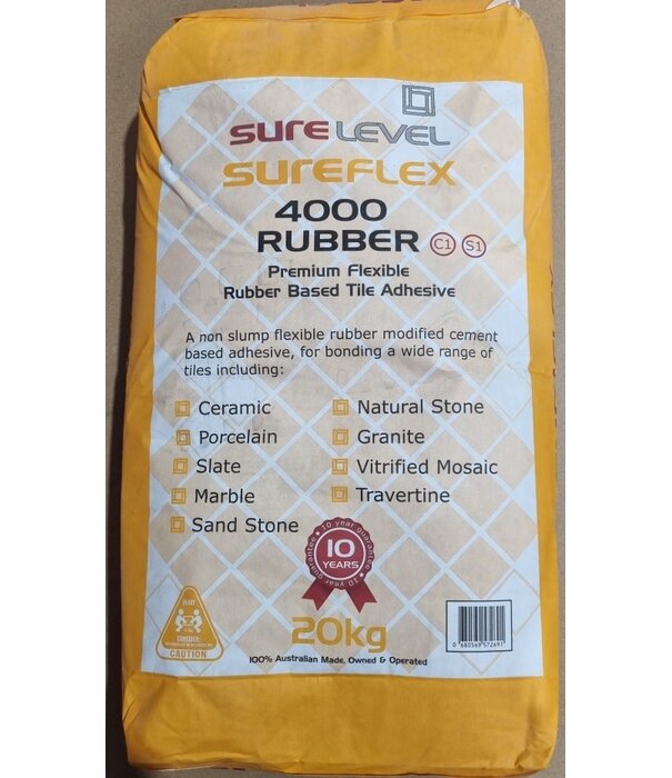 Sure level SUREFLEX 4000 RUBBER 20KG Bag off white