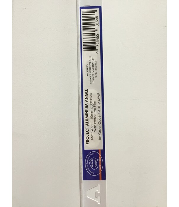 B.A.T Trims Pty Ltd Project L Shape Angles With Protective Film