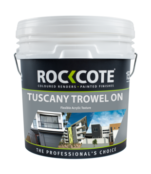 Rockcote Tuscany Trowel On Coarse Light Base