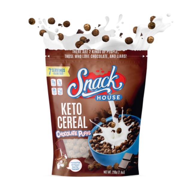 Snack House Puffs Keto Cereal Driven Supplements & Smoothie