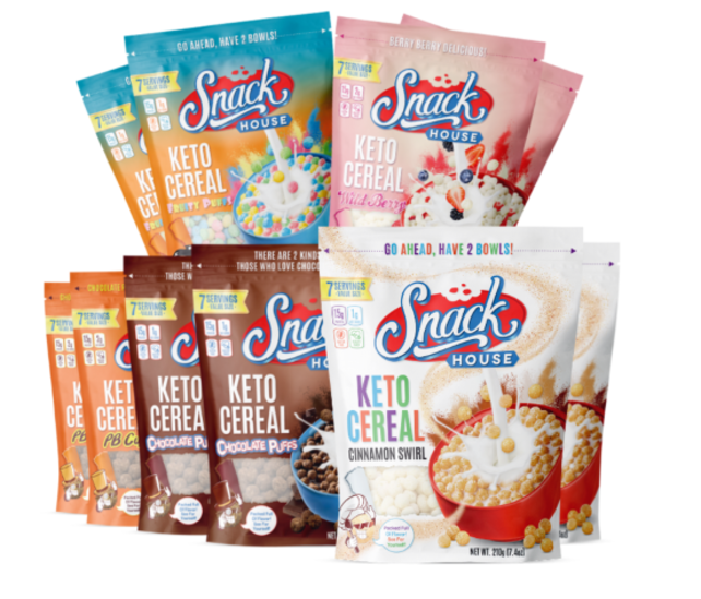 Snack House Puffs Keto Cereal Driven Supplements & Smoothie
